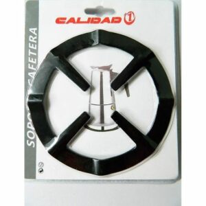 Réducteur de Grille pour Plaque de Cuisson Gaz - Accessoire Idéal pour Cafetières Espresso, Casseroles et Pots (Noir)