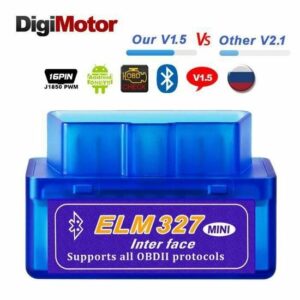 Scanner OBD2 ELM327 V1.5 Bluetooth - Outil de Diagnostic Auto pour Android et Voitures