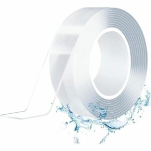 Ruban Adhésif Double Face Extra Fort 5M - Nano Tape Transparent, Réutilisable et Lavable