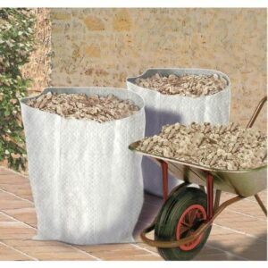 Sac de jardinage et démolition GF - Lot de 4 sacs 80L, idéal pour vos projets de jardin et de rénovation
