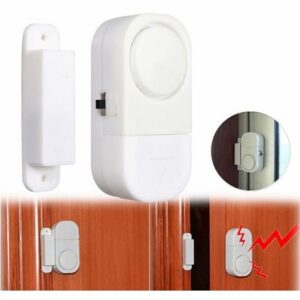 Pack de 3 Alarmes Anti-Effraction SIMPLISIM pour Maison, Garage, Caravane - Sirène Incluse, Livraison en 48h