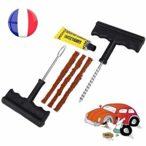 Kit de Réparation Tubeless SIMPLISIM : Solution Rapide pour Crevaisons de Pneus Voiture, Moto & Scooter