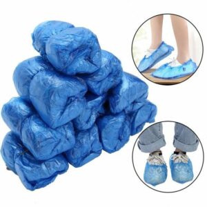 Couvre-chaussures jetables imperméables antidérapants - 100 pièces pour protection optimale