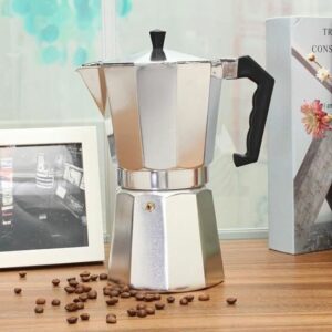 Cafetière italienne Expresso en Aluminium - 3 Tasses, 150ml - Idéale pour un Café Parfait !