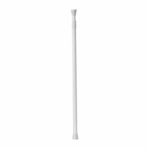 Barre de douche extensible en aluminium blanc 70-120 cm - Tendance et moderne pour votre salle de bains