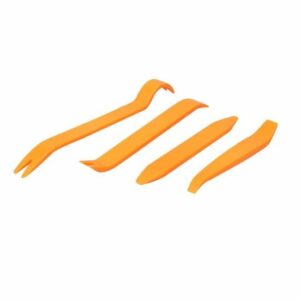 Tera Kit Outils Universels pour Démontage Autoradio - 4 Pièces pour Garniture Intérieure de Voiture