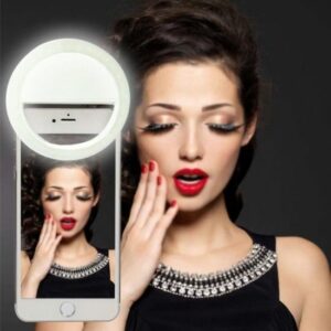 Flash LED Rechargeable USB pour Selfies - Lumière Parfaite pour Photographie avec iPhone