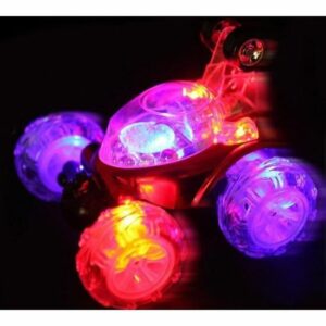 Voiture Télécommandée 360 Twister - Fun pour Enfants avec Lumières Clignotantes et Musique Entraînante!