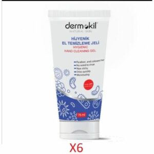 Pack de 6 Gels Hydro-Alcooliques Dermokil 75 ml - Désinfection Efficace des Mains
