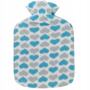 Bouillotte 2L avec housse douce – Chaleur durable, soulage règle douleureuse, douleurs musculaire et réchauffe en hiver