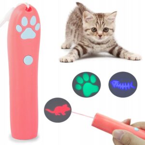 Jouet Laser pour Chat – Pointeur Lumineux Interactif pour Animaux de Compagnie