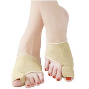 Bande de gel pour oignon - 1 Paire– Soulagement de l’hallux valgus et douleurs du pied, 7 x 9 cm