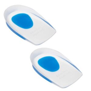 Talonnette en silicone gel 2 pièces – Semelles amortissantes pour soulager douleurs et fatigue du pied- taille 40 à 46