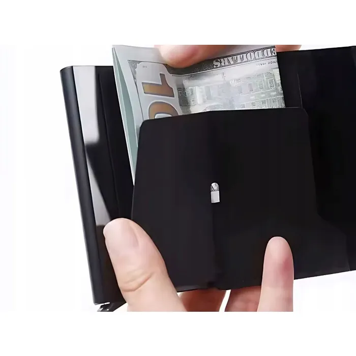 Cobye - Portefeuille RFID anti-vol noir pour cartes billets sécurisé- sécurité bancaire – Image 2