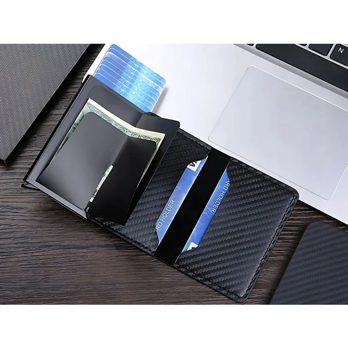 Cobye - Portefeuille RFID anti-vol noir pour cartes billets sécurisé- sécurité bancaire – Image 5