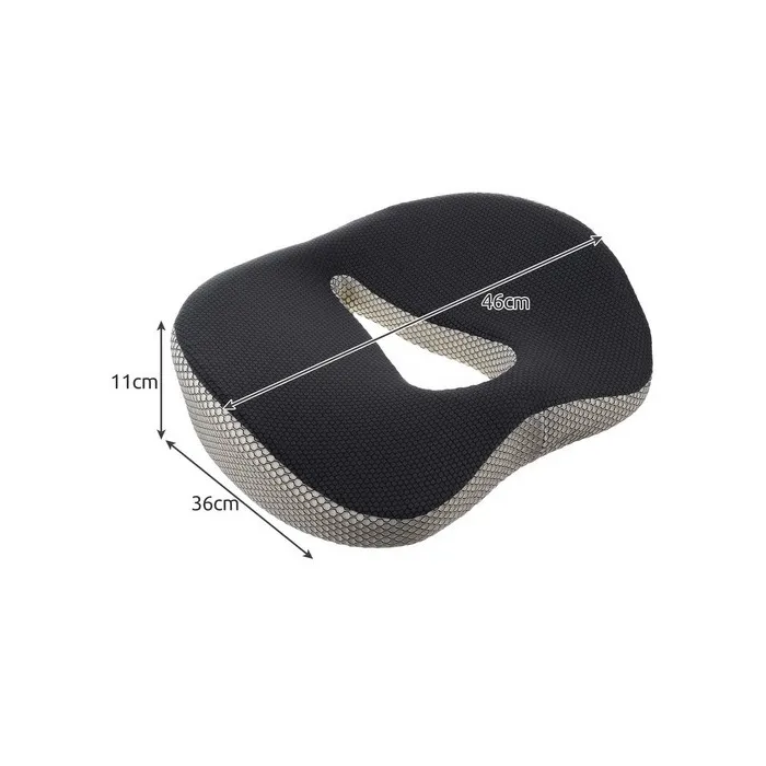 Cobye - Oreiller orthopédique pour chaise coussin lombaire ergonomique soulage le dos douleurs lombaires réduit la pression – Image 2