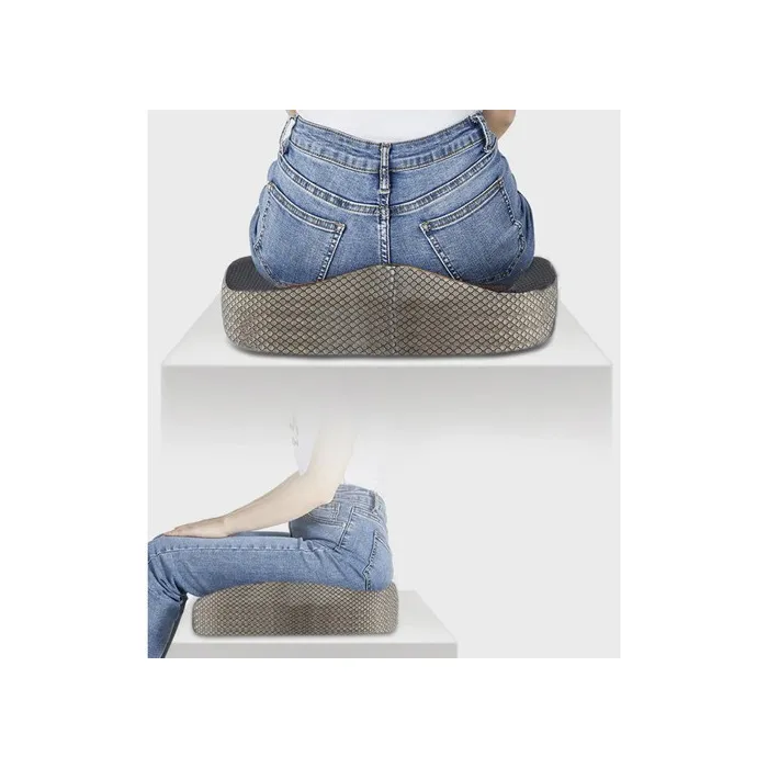 Cobye - Oreiller orthopédique pour chaise coussin lombaire ergonomique soulage le dos douleurs lombaires réduit la pression – Image 3