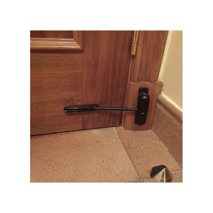 Cobye - Ferme-porte avec bras loquet- jusqu a 60 kg réglable - 11,5 x 3,3 x 2,5 cm - sécurité maison bureau - anti intrusion – Image 3