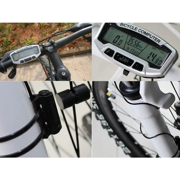 Compteur Vélo LCD Étanche 28 Fonctions – Cyclomètre, Odomètre, Vitesse Moyenne et Distance Parcourue pour Vélo, VTT et Route – Image 7