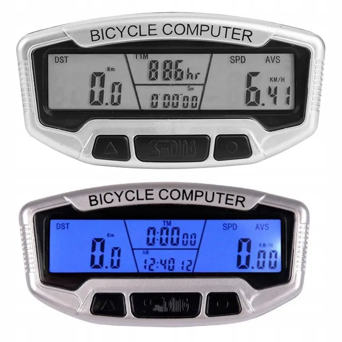 Compteur Vélo LCD Étanche 28 Fonctions – Cyclomètre, Odomètre, Vitesse Moyenne et Distance Parcourue pour Vélo, VTT et Route