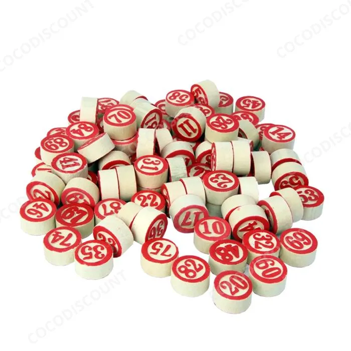Jeu de Bingo en Bois – 48 Cartes – Loto Familial Classique pour Enfants et Adultes – Jeu de Société Amusant et Éducatif – Image 3