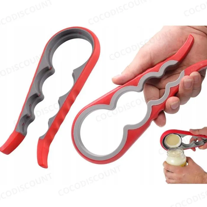 Ouvre-bocal et Ouvre-boîte Universel 4 en 1 – Ouvre-bouteille Multifonction Pratique et Facile à Utiliser pour Cuisine – Image 4