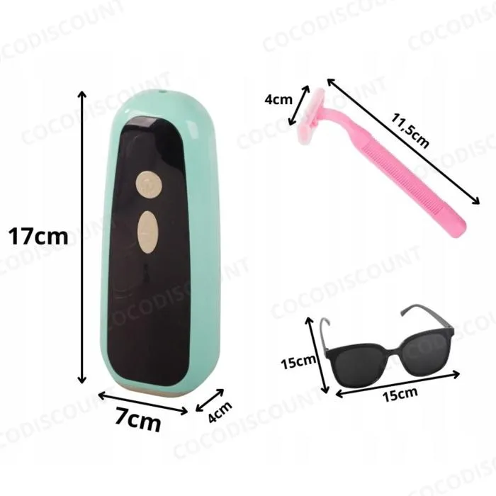 Épilateur Laser IPL Indolore Corps & Maillot – Épilation Définitive à Lumière Pulsée – Kit avec Lunettes de Protection – Image 4