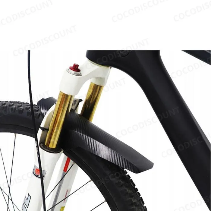 Garde-boue Vélo MTB Avant et Arrière – Lot 2 Pièces Universel 24/26/28″ pour VTT, Mountain Bike – Image 4