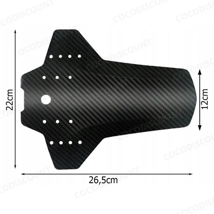 Garde-boue Vélo MTB Avant et Arrière – Lot 2 Pièces Universel 24/26/28″ pour VTT, Mountain Bike – Image 6