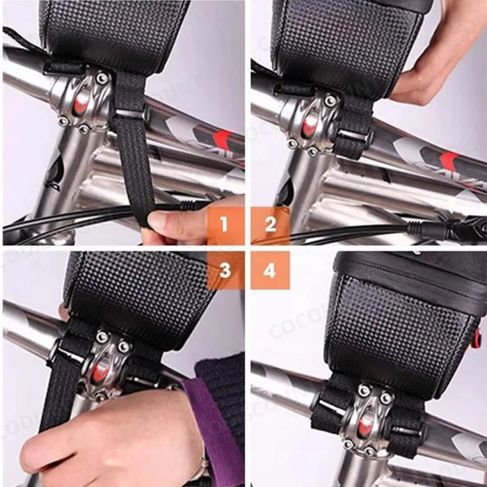 Étui Téléphone Vélo Étanche – Sacoche Guidon avec Fixation Sécurisée pour Smartphone, Accessoires et Objets Personnels – Image 3