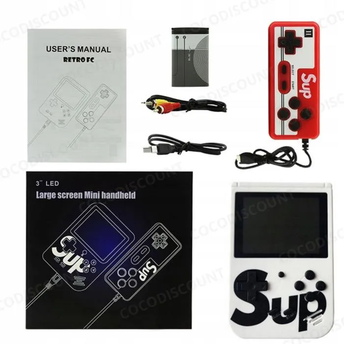Console Rétro Portable Mini – 400 Jeux Classiques Intégrés – TV Game Box 3.0 avec Télécommande et Manette – Image 6