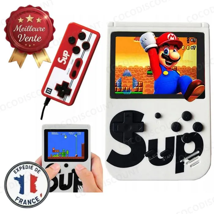 Console Rétro Portable Mini – 400 Jeux Classiques Intégrés – TV Game Box 3.0 avec Télécommande et Manette