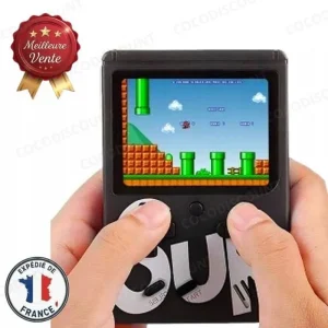 Mini Console Rétro Portable Noire – 400 Jeux Intégrés – TV Game Box 3.0 – Console Jeux Vidéo Classiques et Rétro