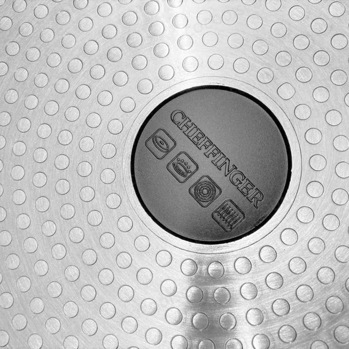 Tajine Cheffinger 28 cm Antiadhésive Effet Marbre Noir – Tous Feux y compris Induction, Poignées Soft-Touch – Image 5
