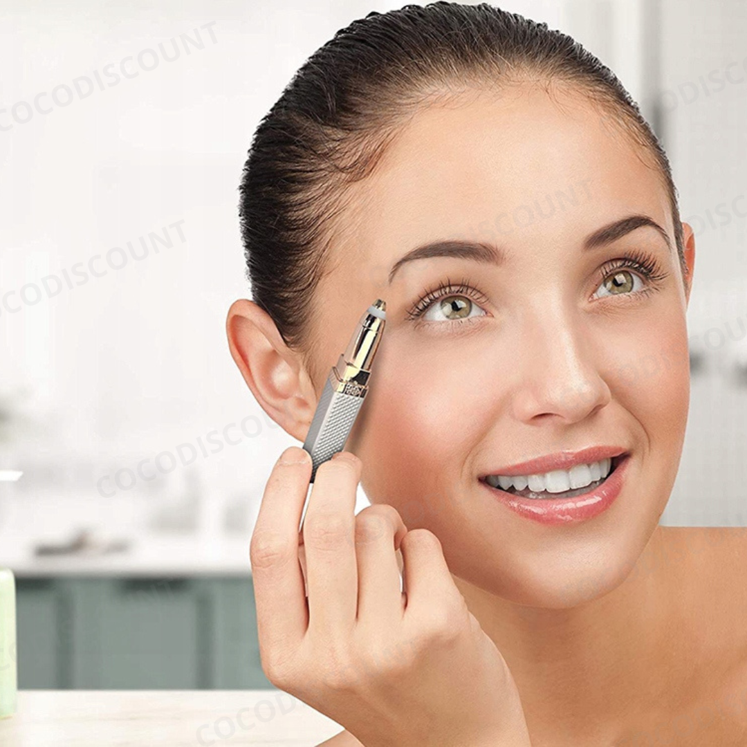 Épilateur Sourcils Électrique Femme – epilateur Faciale et Rasoir Bikini – Précis pour Sourcils et Poils Indésirables – Image 6