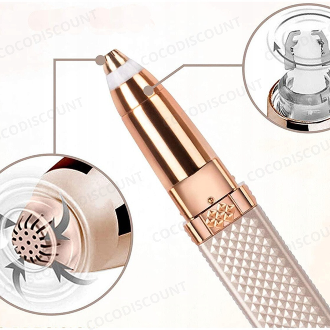 Épilateur Sourcils Électrique Femme – epilateur Faciale et Rasoir Bikini – Précis pour Sourcils et Poils Indésirables – Image 5